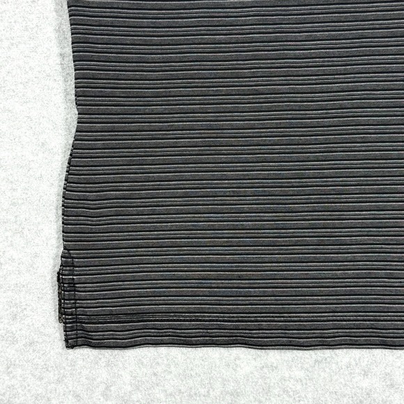 Billy Reid Polo Shirt Mens Small Garment Dyed Stripe Short Sleeve Black NWT - Picture 9 of 13